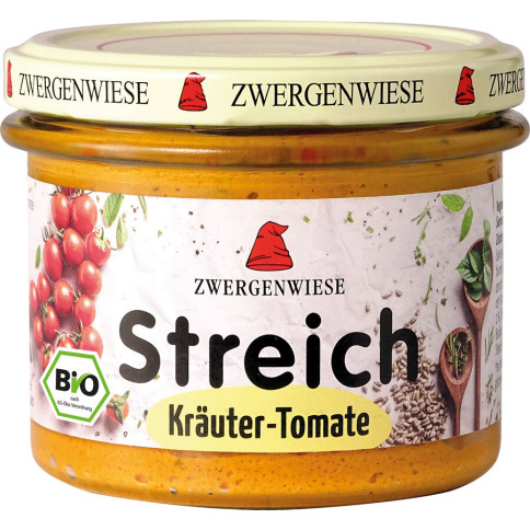 Kräuter Tomate Streich von Zwergenwiese | Bio, vegan, lak...