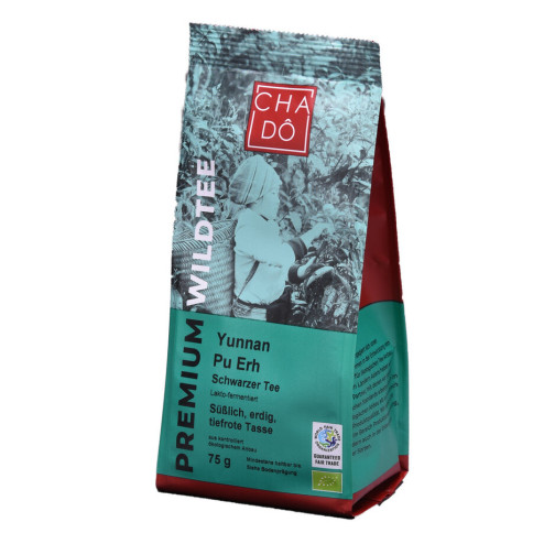 Schwarztee Yunnan Prem.Pu Erh ChaDo von Cha Dô | Bio, veg...
