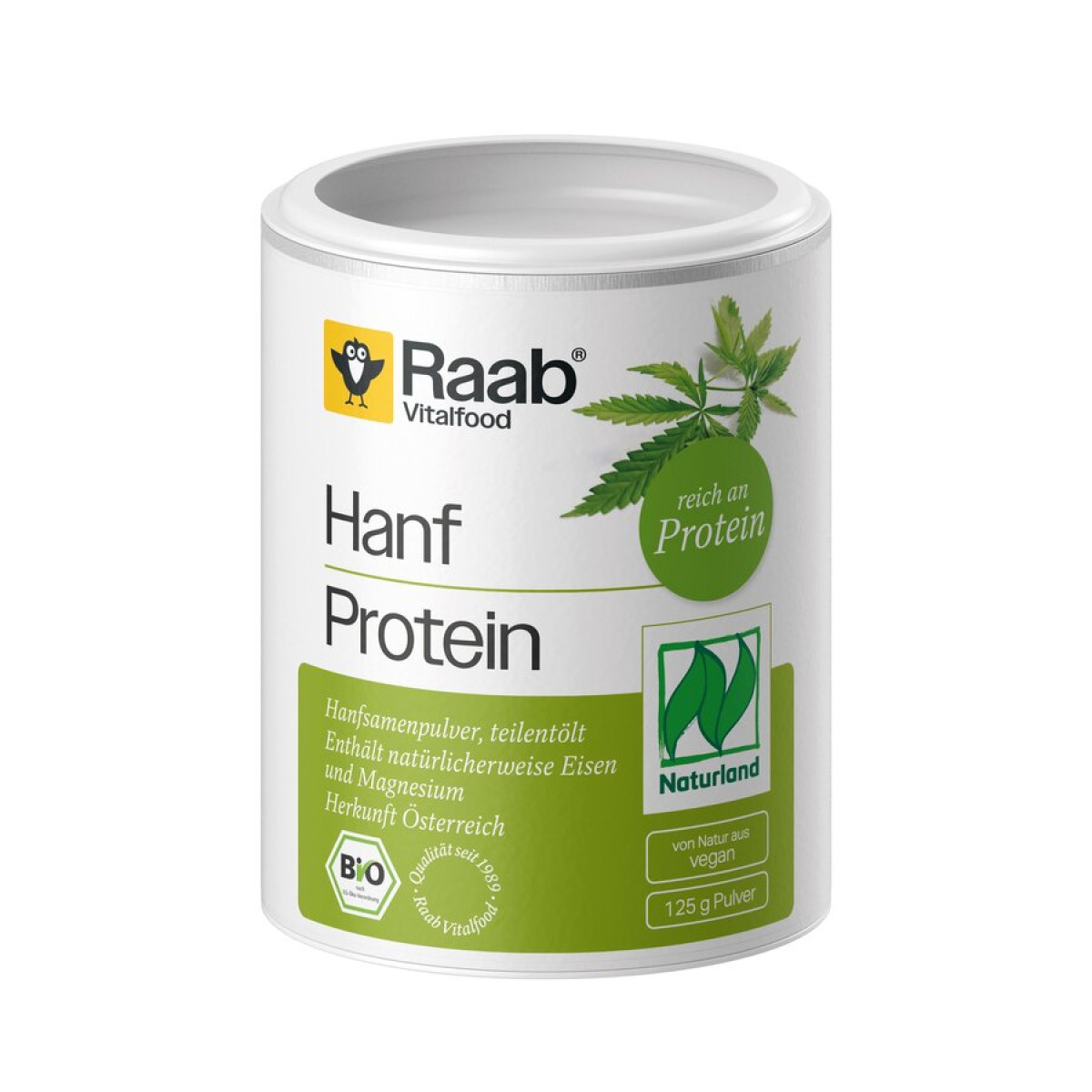 Hanf Protein Pulver von Raab Vitalfood | Bio, vegan, lakt...