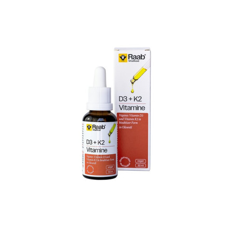 Vitamin D3 + K2 Tropfen konv. von Raab Vitalfood | vegan...