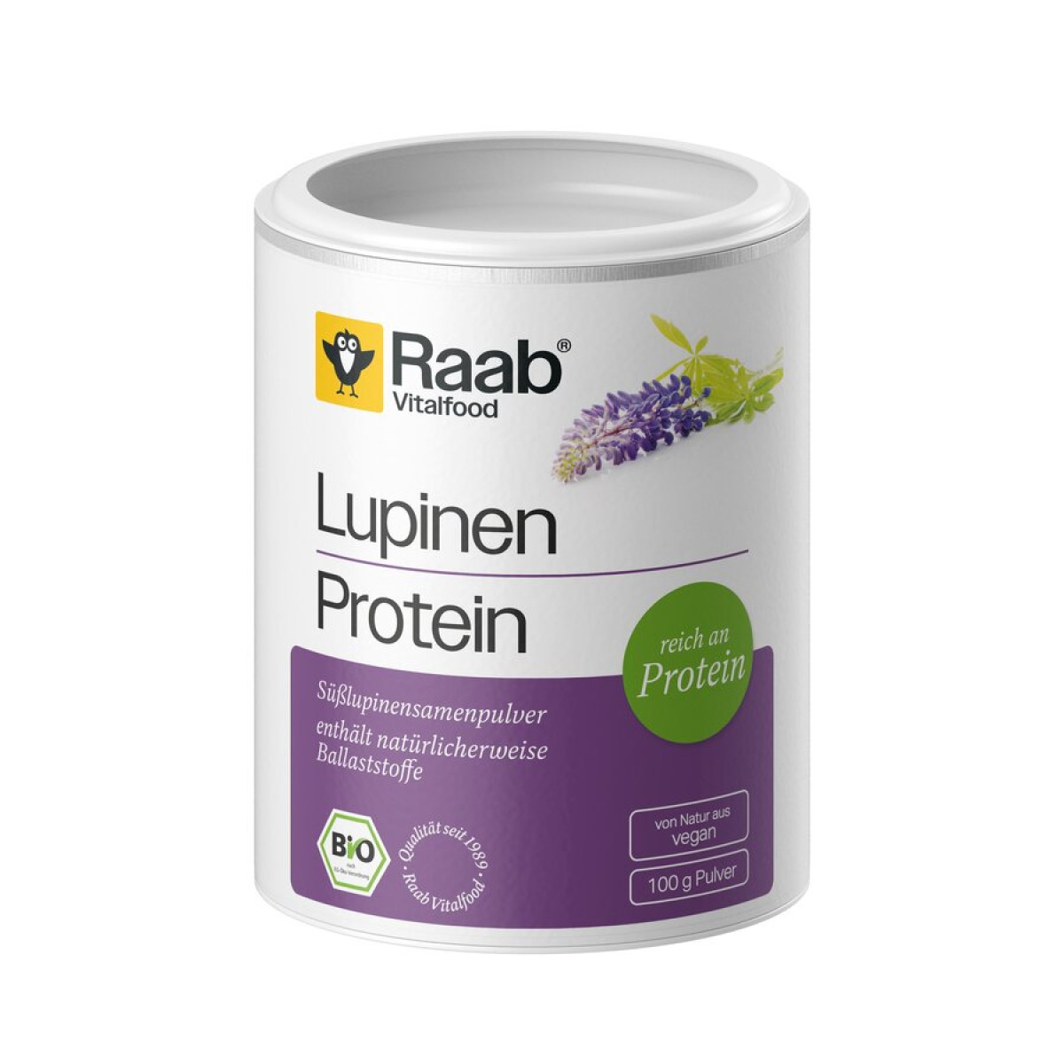 Lupinen Protein Pulver von Raab Vitalfood | Bio, vegan, l...