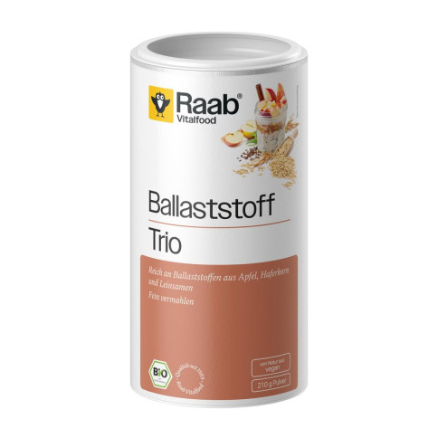Ballaststoff Trio Pulver von Raab Vitalfood | Bio, vegan...