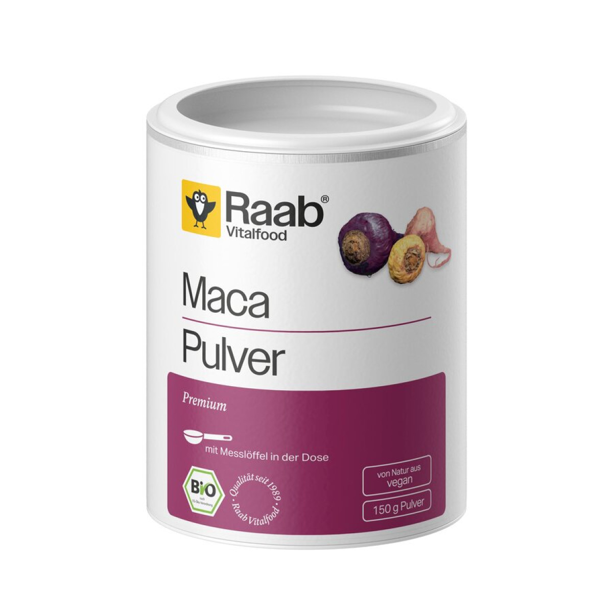 Maca Pulver von Raab Vitalfood | Bio, vegan, laktosefrei...