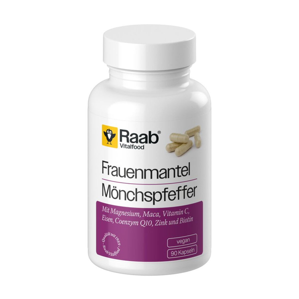 Frauenmantel plus Kapseln konv von Raab Vitalfood | vegan...