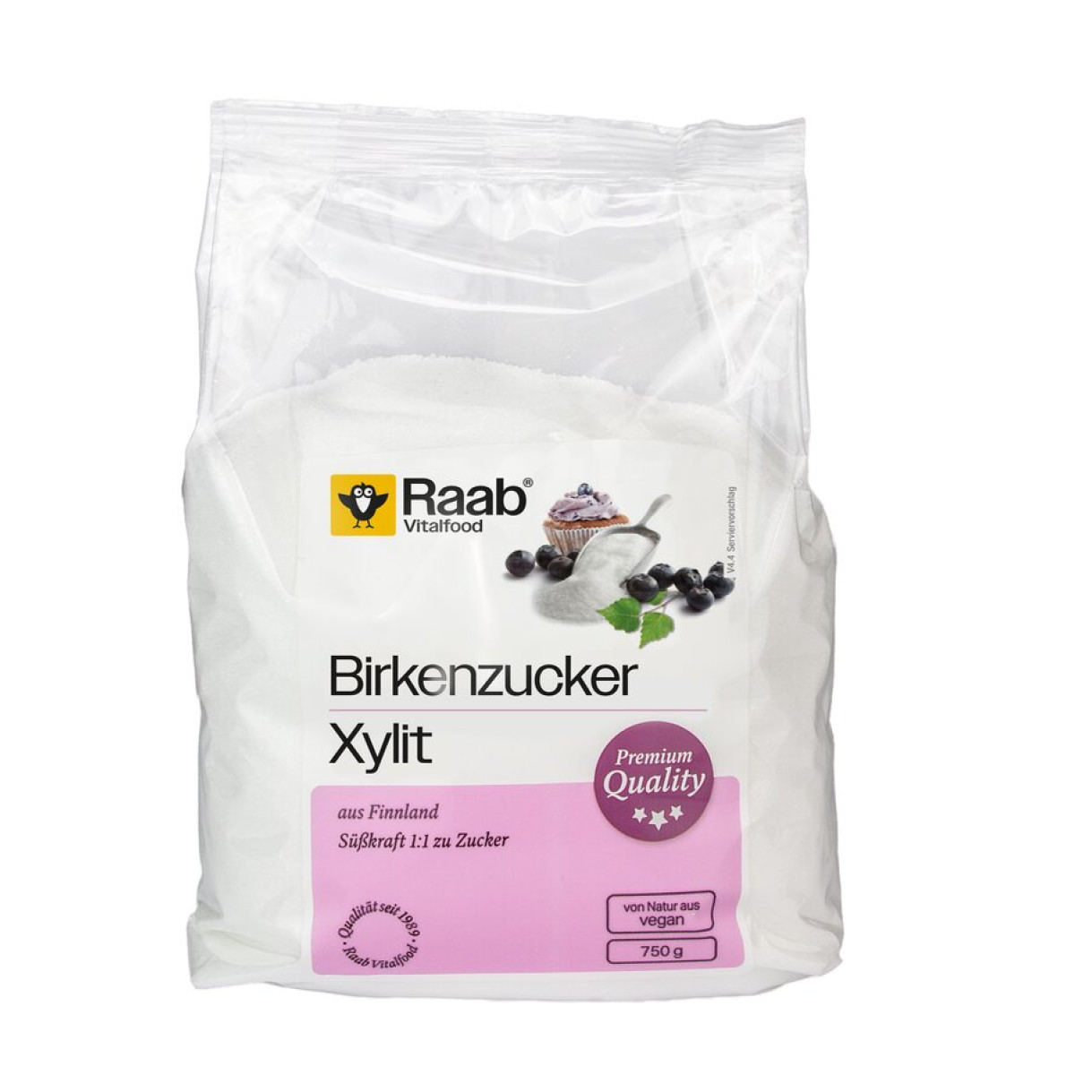 Birkenzucker Premium konv. von Raab Vitalfood | vegan, la...