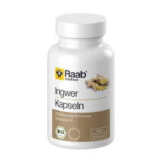 Ingwer Kapseln von Raab Vitalfood | Bio, vegan, laktosefr...