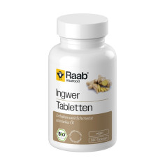 Ingwer Tabletten von Raab Vitalfood | Bio, vegan, laktose...