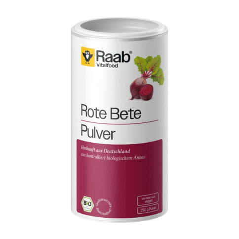 Rote Bete Pulver von Raab Vitalfood | Bio, vegan, laktose...