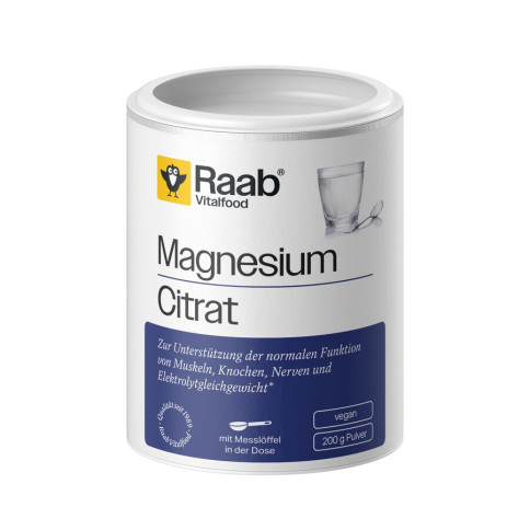 Magnesiumcitrat Pulver von Raab Vitalfood | vegan, laktos...