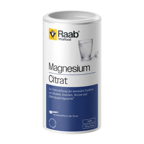 Magnesiumcitrat Pulver von Raab Vitalfood | vegan, laktos...