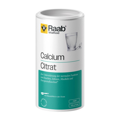 Calciumcitrat Pulver konv. von Raab Vitalfood | vegan, la...