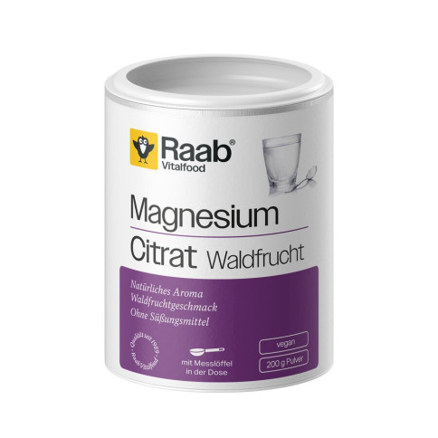 Magnesiumcitrat Waldfrucht Pulver von Raab Vitalfood | ve...