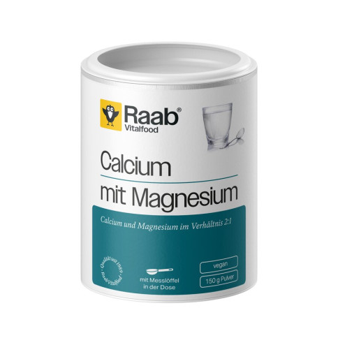 Calcium mit Magnesium Pulver von Raab Vitalfood | vegan...