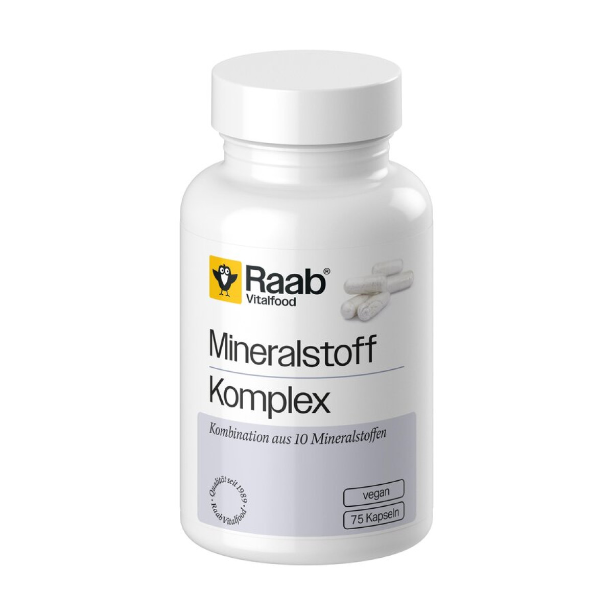 Mineralstoff Komplex 75 Kapseln von Raab Vitalfood | vega...