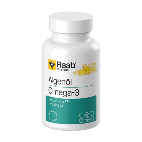 Algenöl pflanzl.Omega-3 Kaps konv. von Raab Vitalfood | v...
