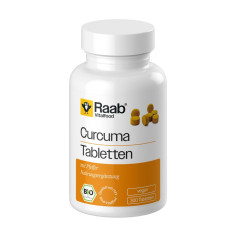 Curcuma Tabletten von Raab Vitalfood | Bio, vegan, laktos...