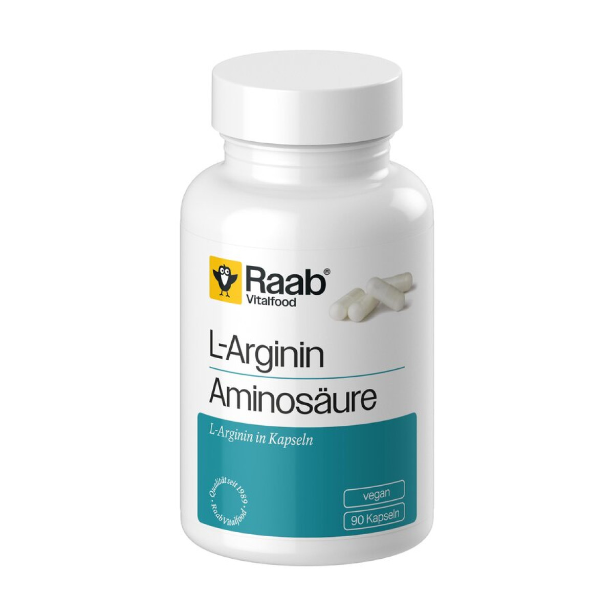L-Arginin Kapseln konv von Raab Vitalfood | vegan, laktos...