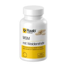 MSM mit Weidenrinde Kapseln konv. von Raab Vitalfood | ve...