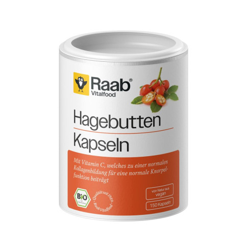 Hagebutten Kapseln von Raab Vitalfood | Bio, vegan, lakto...