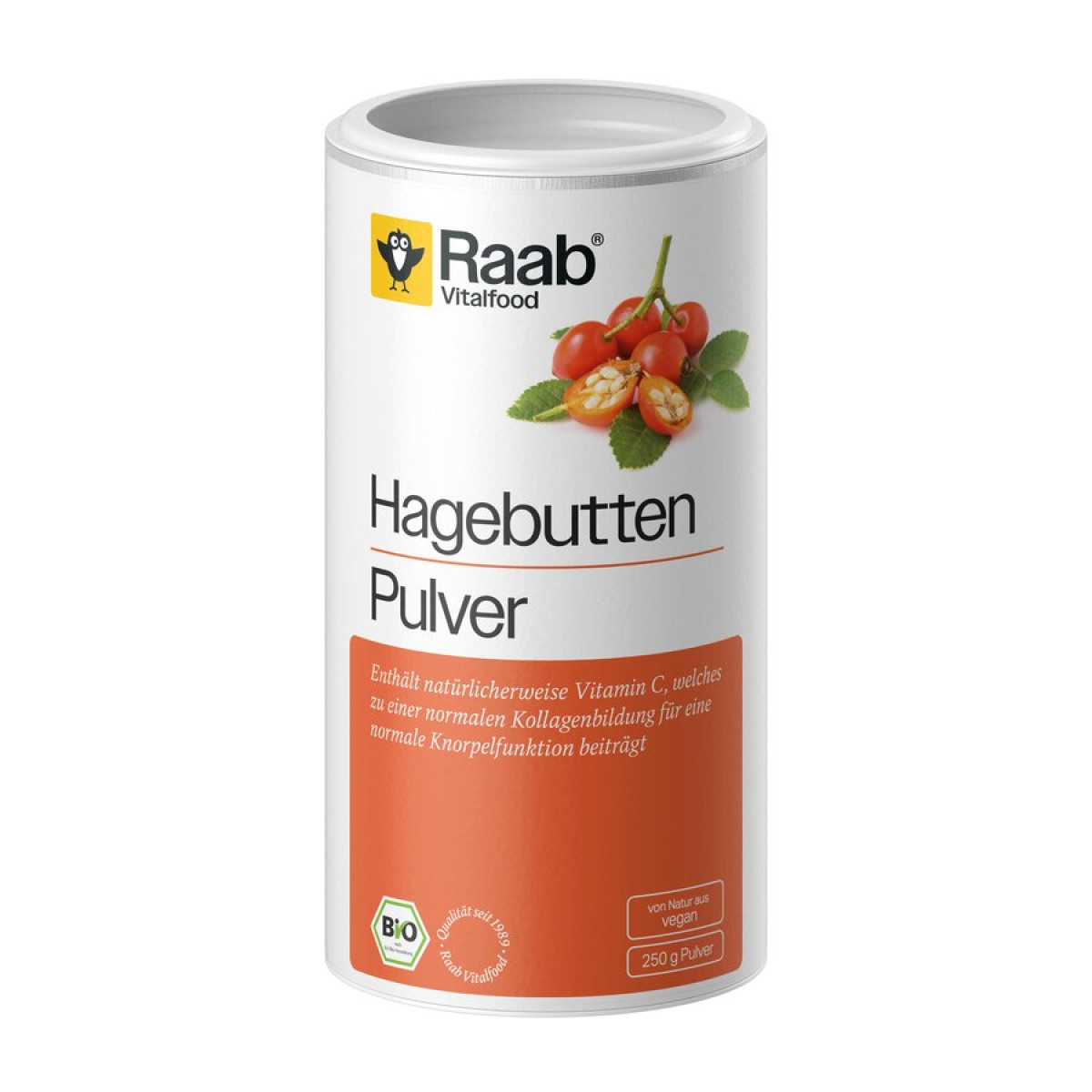 Hagebutten Pulver von Raab Vitalfood | Bio, vegan, laktos...