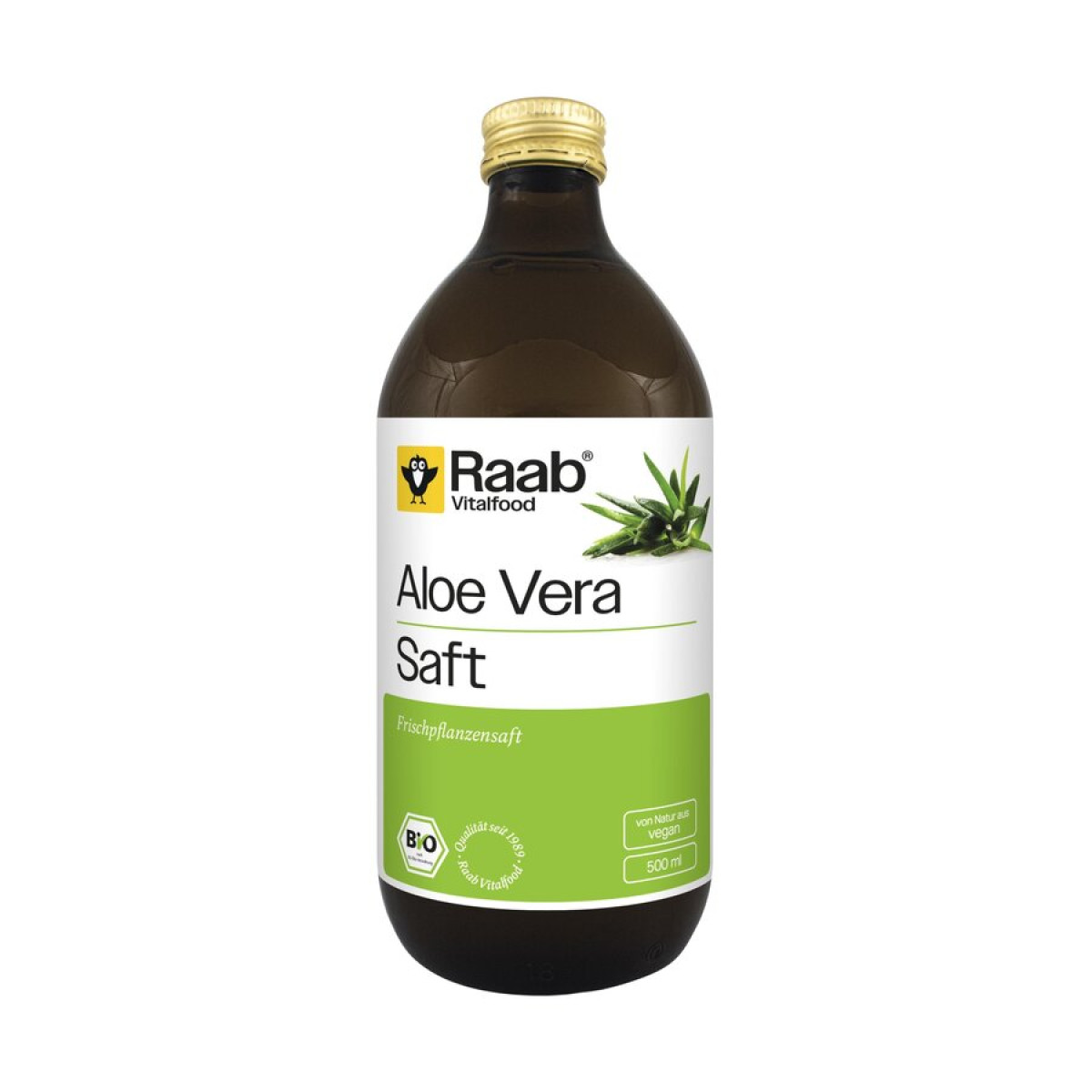 Aloe Vera Frischpflanzensaft von Raab Vitalfood | Bio, ve...