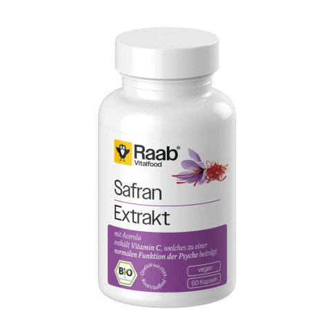 Safran Kapseln à 500 mg von Raab Vitalfood | Bio, vegan...