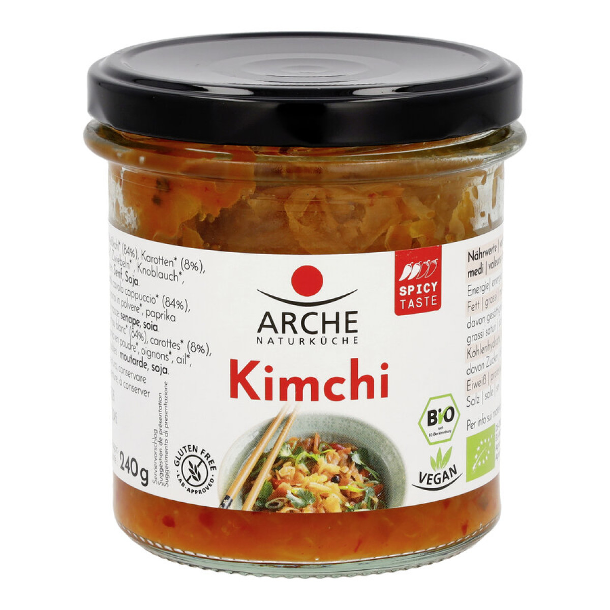 Kimchi fermentiertes Gemüse von Arche | Bio, vegan, lakto...