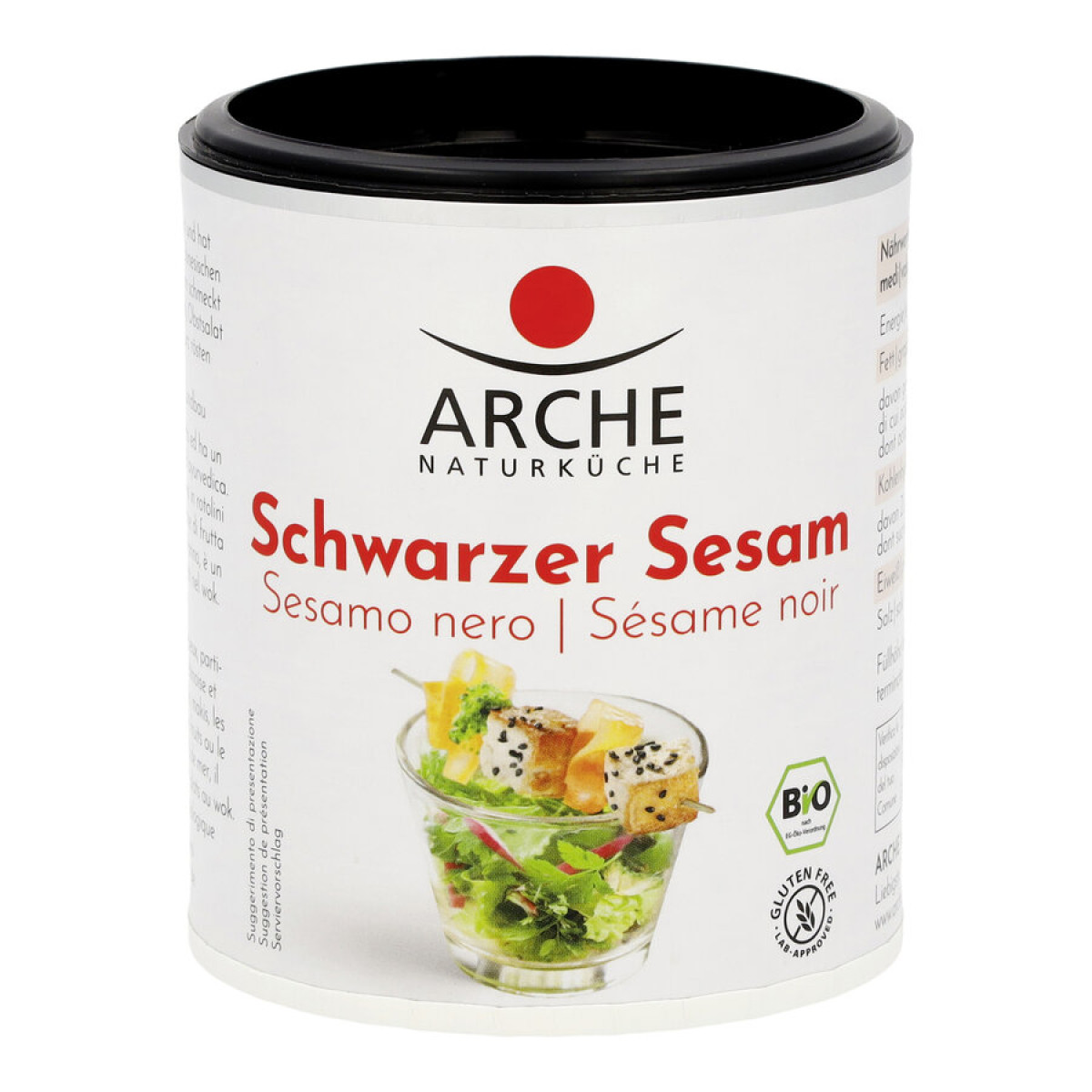 Schwarzer Sesam Indien von Arche | Bio, vegan | Kerne & S...