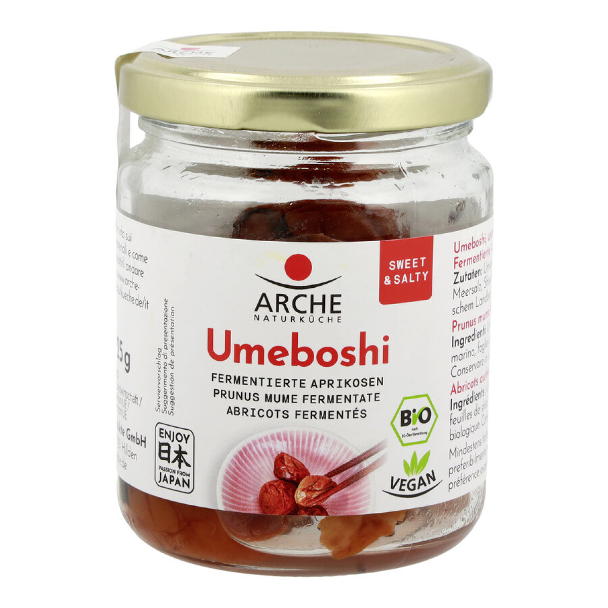 Umeboshi Aprikosen milchsauer von Arche | Bio, vegan, lak...