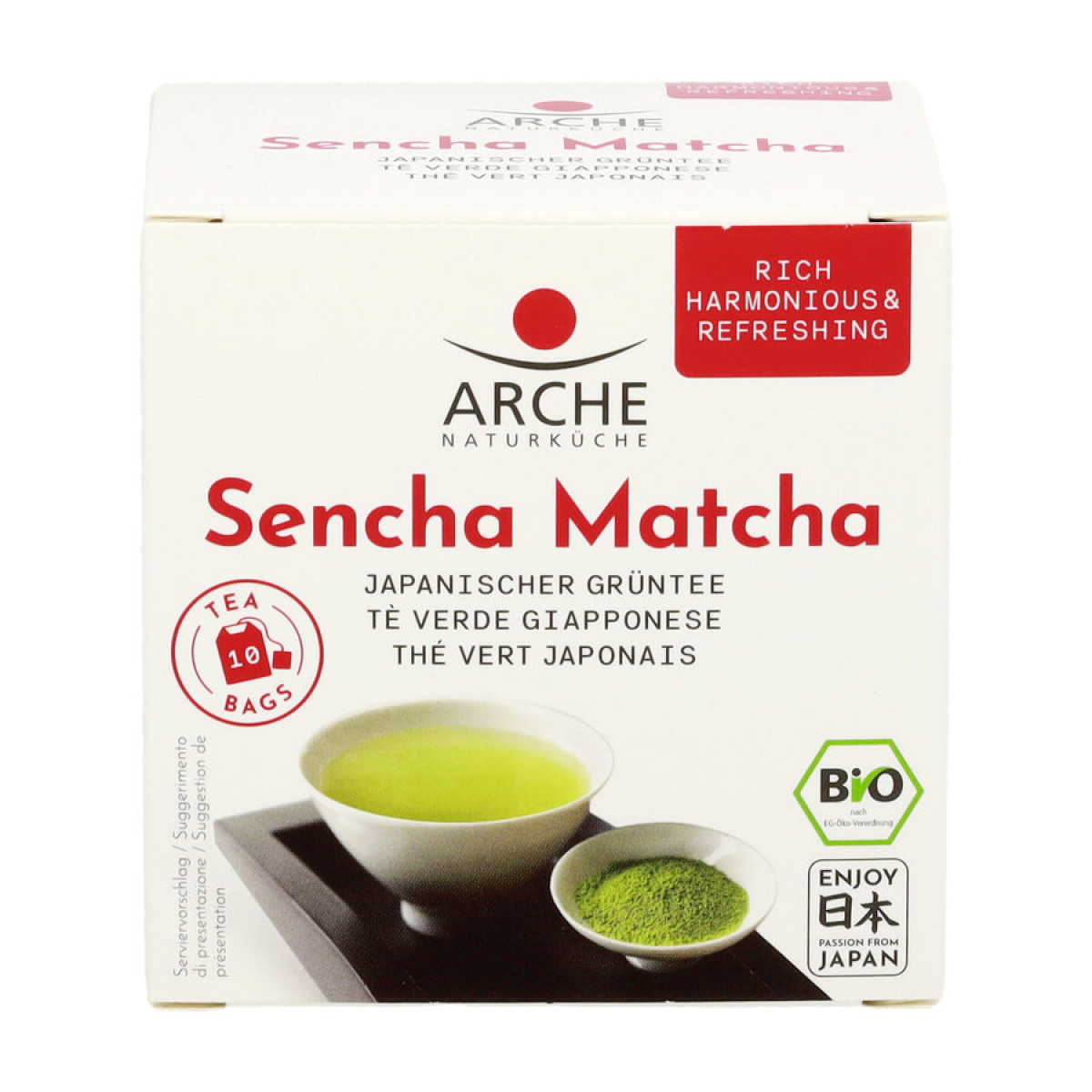Sencha Matcha Tee im Beutel von Arche | Bio, vegan, lakto...