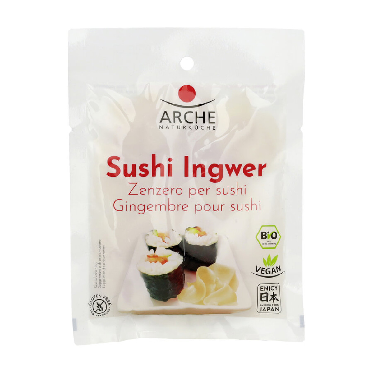 Sushi Ingwer von Arche | Bio, vegan, laktosefrei | Gewürz...