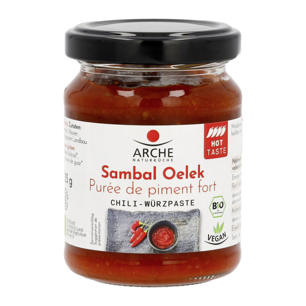 Sambal Oelek von Arche | Bio, vegan | Fertigsaucen online...