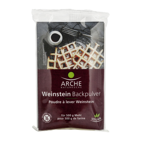 Weinstein Backpulver phosphatfrei von Arche | Bio, vegan...
