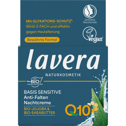 Antifalten Nachtc. Q10 Basis sensit von Lavera | Bio, veg...