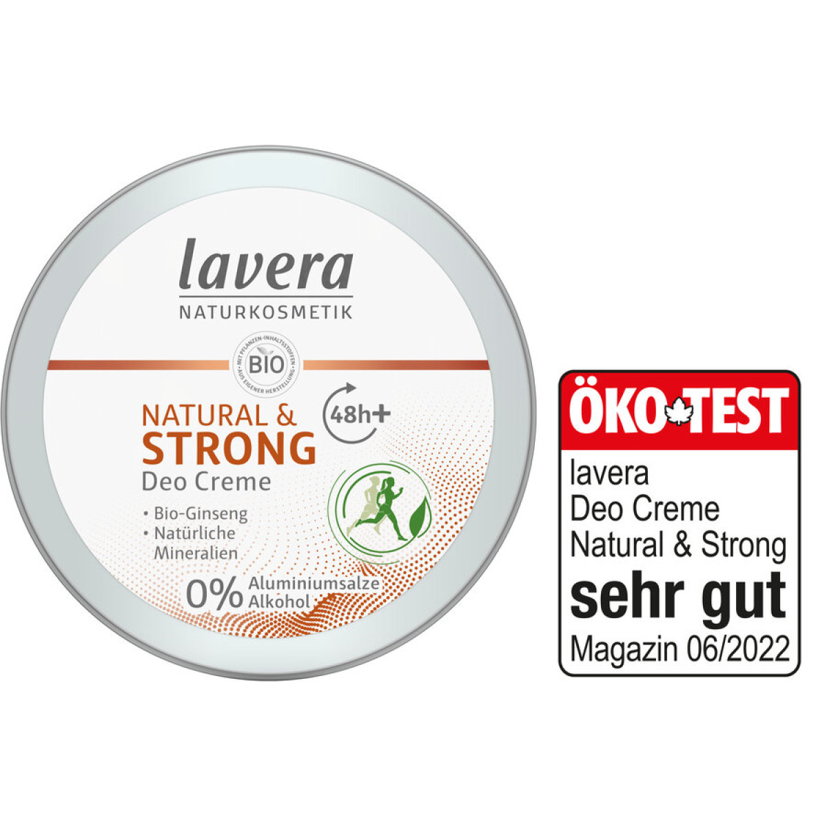 Deo Creme Natural & Strong von Lavera | Bio, vegan | Deo...
