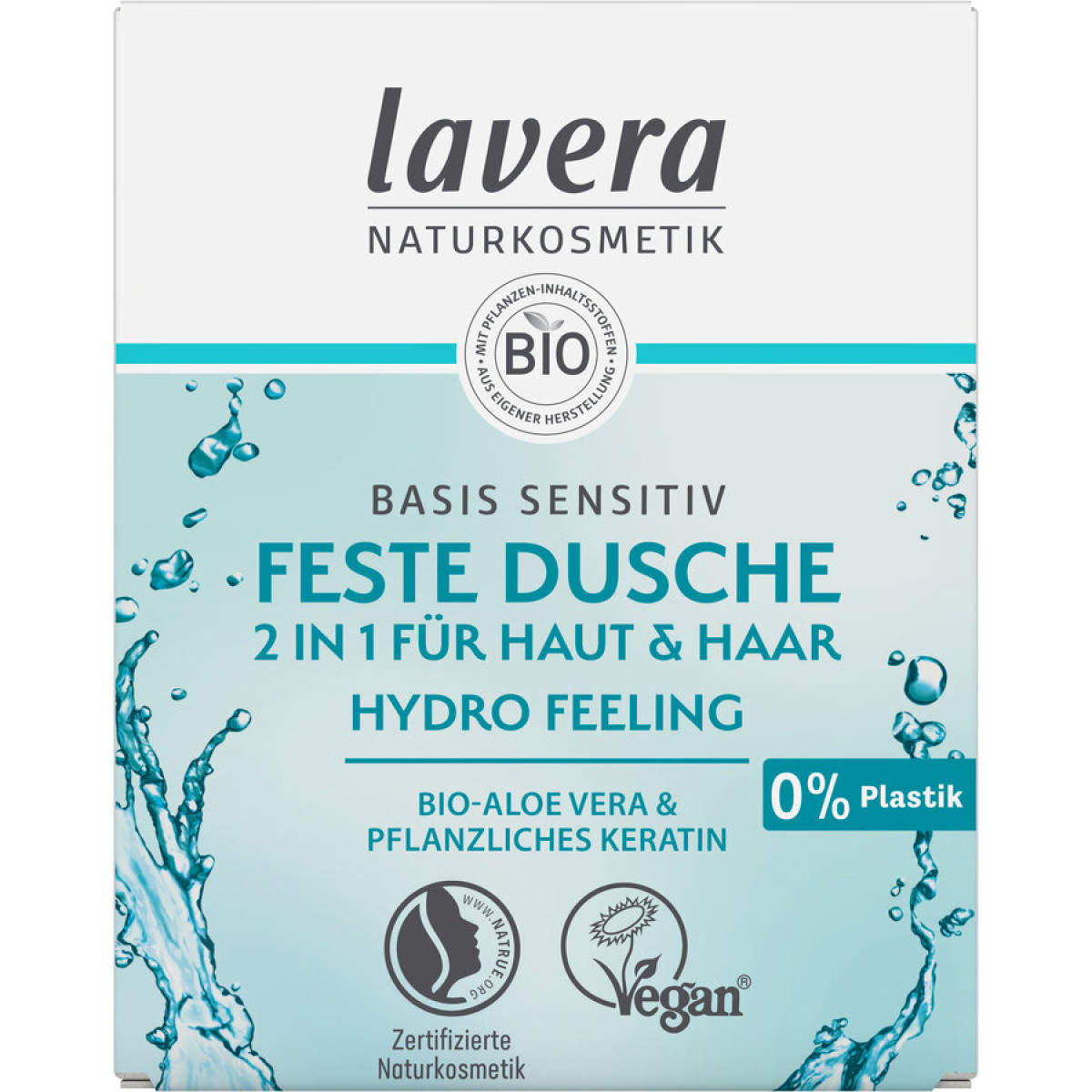 Feste Dusche 2 in 1 basis sensitiv von Lavera | Bio, vega...