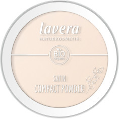Satin Compact Powder Light 01 von Lavera | Foundation & M...
