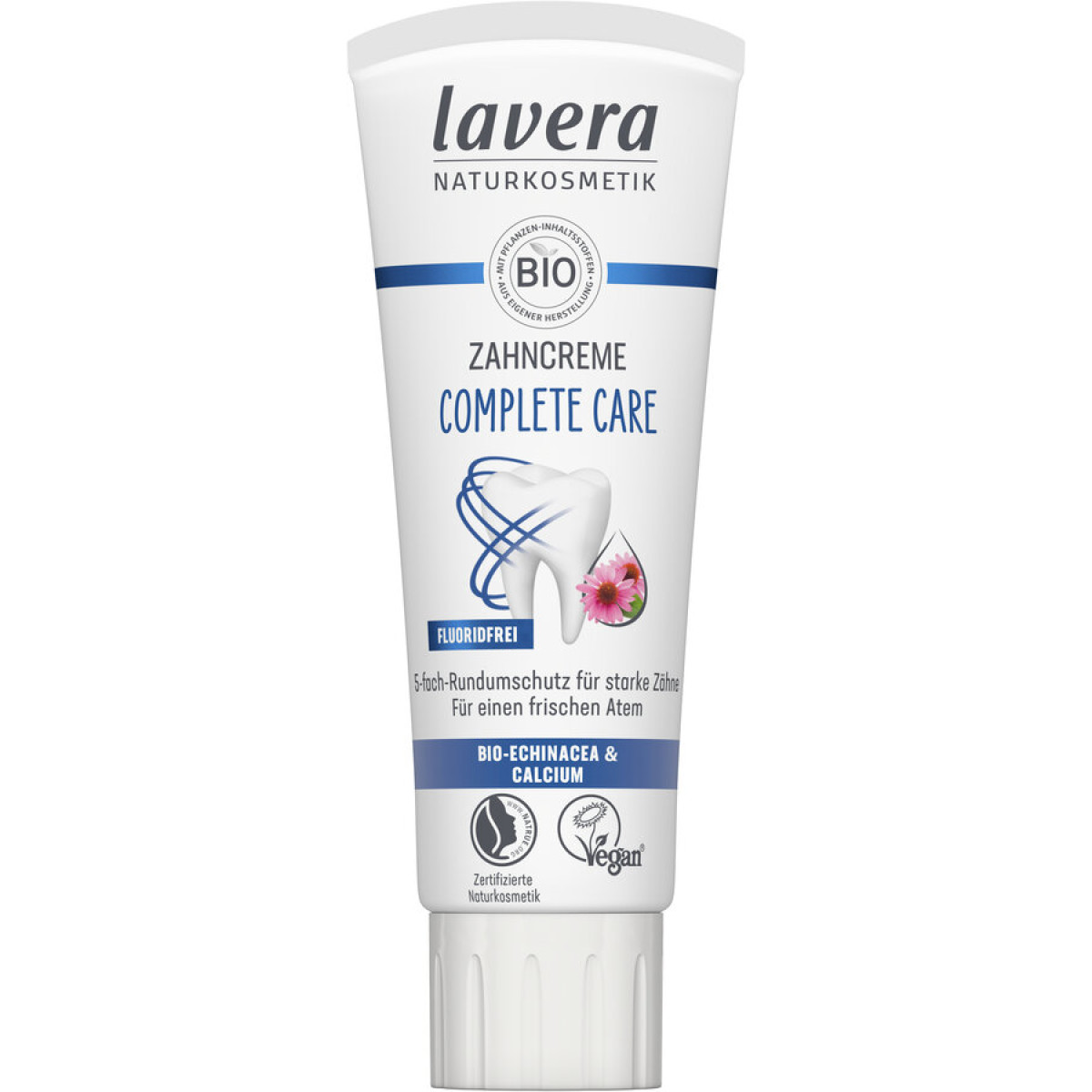 Zahncreme Compl. Care Fluoridfrei von Lavera | Bio, vegan...