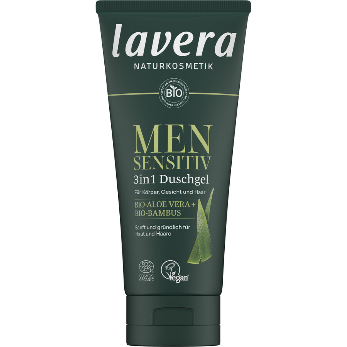 Men sensitiv 3-in-1 Duschgel von Lavera | Bio, vegan | Ra...