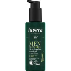 Men sensitiv 2in1 Gesichtswaschgel von Lavera | Bio, vega...