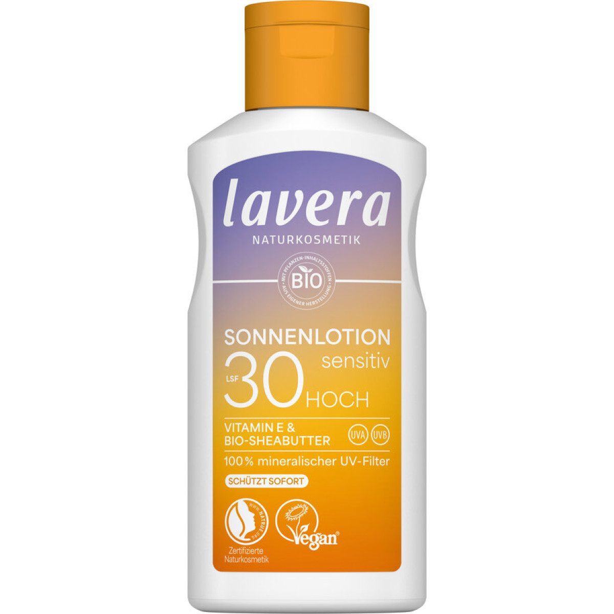 Sonnenlotion Sensitiv LSF 30 von Lavera | Bio, vegan | So...