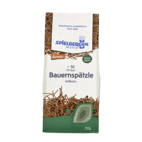 Dinkel-Vollkorn-Bauernspätzle, deme von Spielberger | Bio...