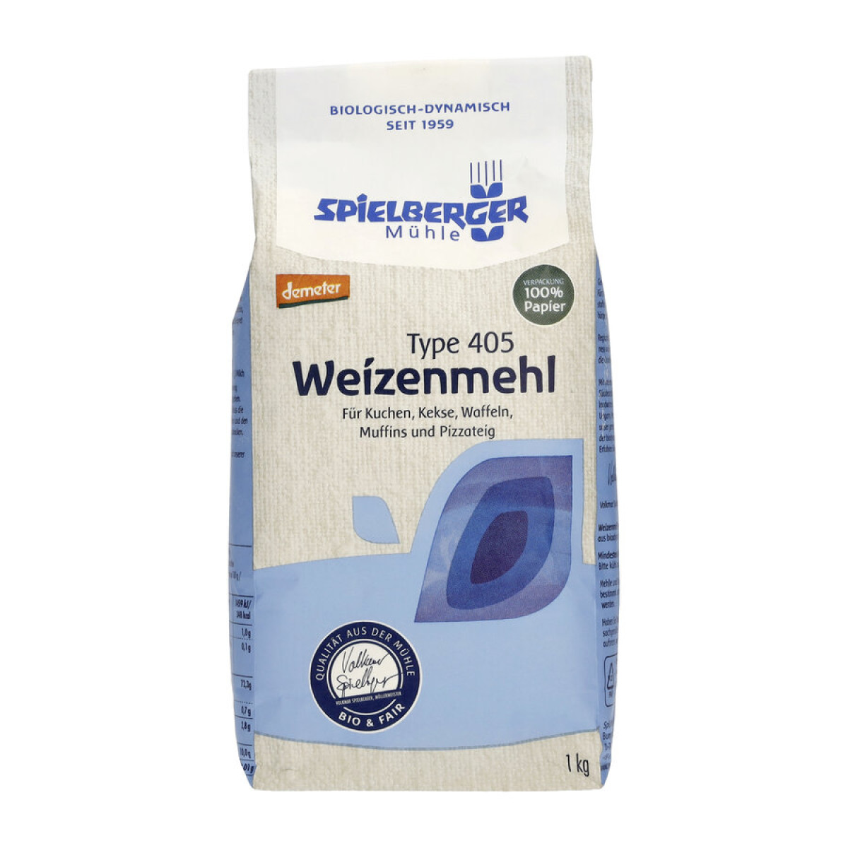 Weizenmehl Type 405, demeter von Spielberger | Bio, vegan...