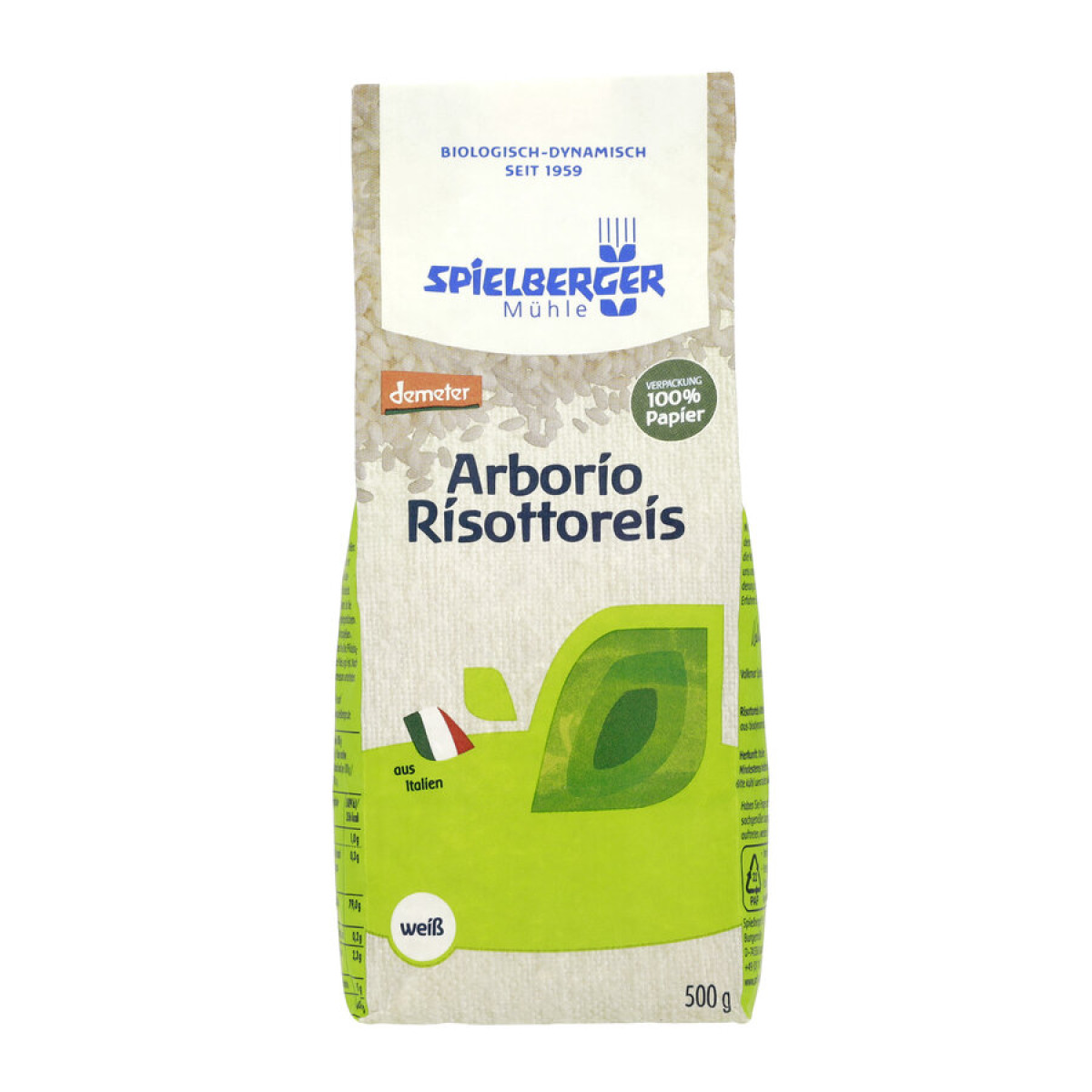 Risottoreis, Arborio, weiss demeter von Spielberger | Bio...