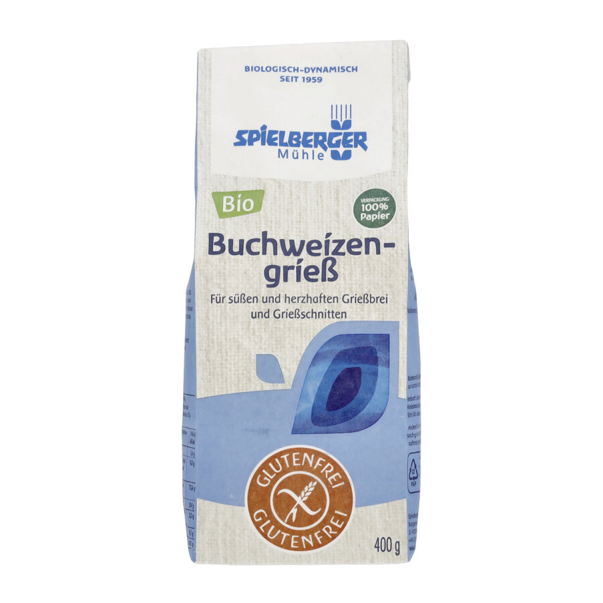 Buchweizengriess glutenfrei von Spielberger | Bio, vegan...
