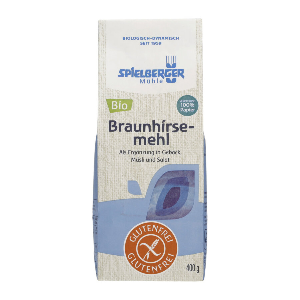 Braunhirsemehl glutenfrei von Spielberger | Bio, vegan, g...