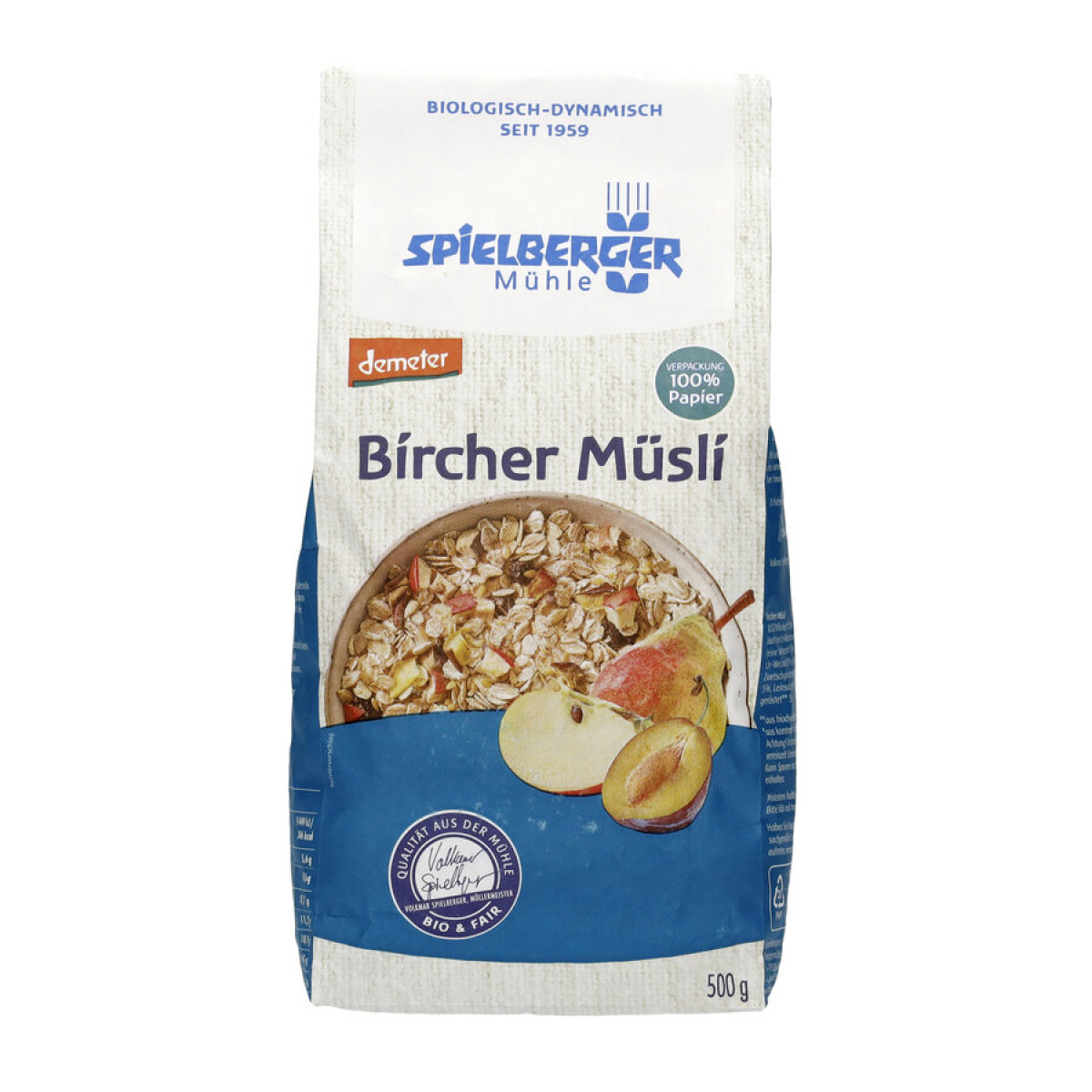 Bircher Müsli demeter von Spielberger | Bio, vegan, lakto...