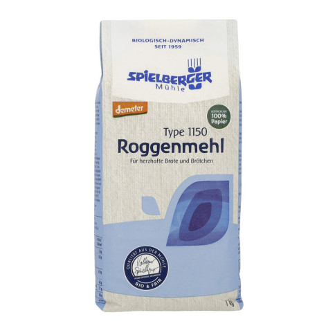 Roggenmehl Type 1150, demeter von Spielberger | Bio, vega...
