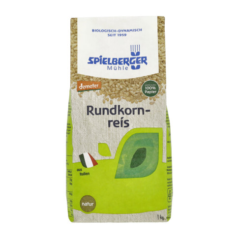 Rundkornreis, natur, demeter von Spielberger | Bio, vegan...