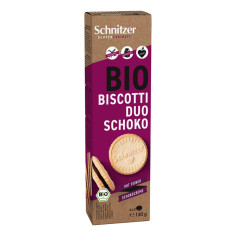 Biscotti Duo Schoko glutenfrei von Schnitzer | Bio, vegan...
